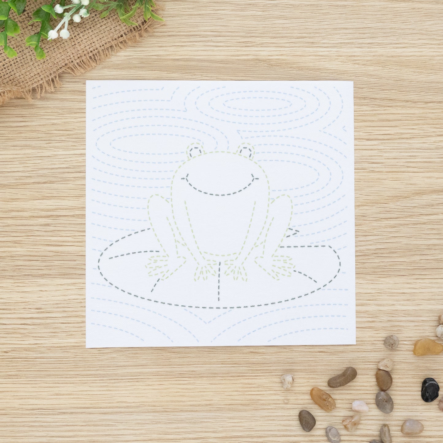 Moonlit Meadows Embroidery Transfer Bundle – Set of 4 (20×20cm)