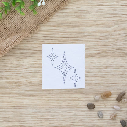 Moonlit Meadow Mini Motif Pack – 6 Small Embroidery Transfers (10×10cm Sheets)