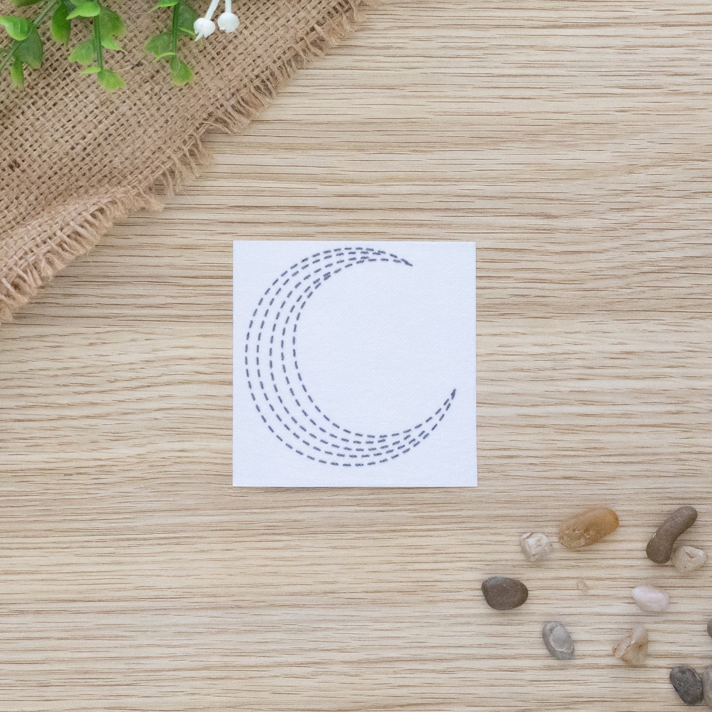 Moonlit Meadow Mini Motif Pack – 6 Small Embroidery Transfers (10×10cm Sheets)